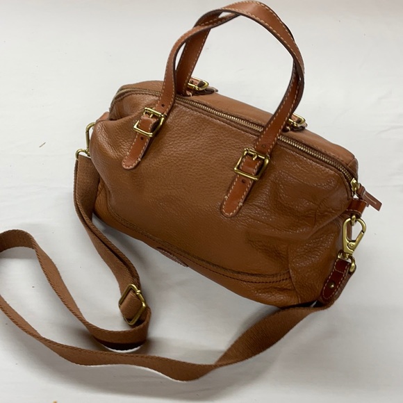 Fossil Handbags - Fossil Leather Brown Shoulder Bag